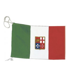 Bandiera italiana in stamina di poliestere pesante