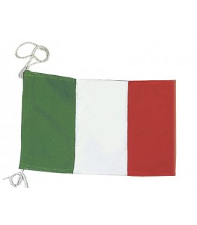 Bandiera di cortesia Italiana in stamina di poliestere