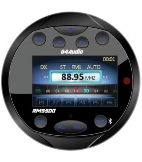 Radio FM/Bluetooth/USB/Mp3 da cruscotto GUSSI-SWEDEN con telecomando.